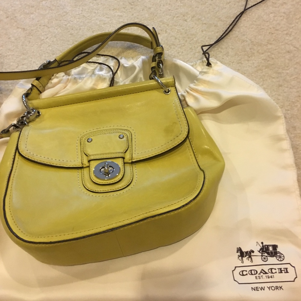 Coach crossbody bag with removable strap